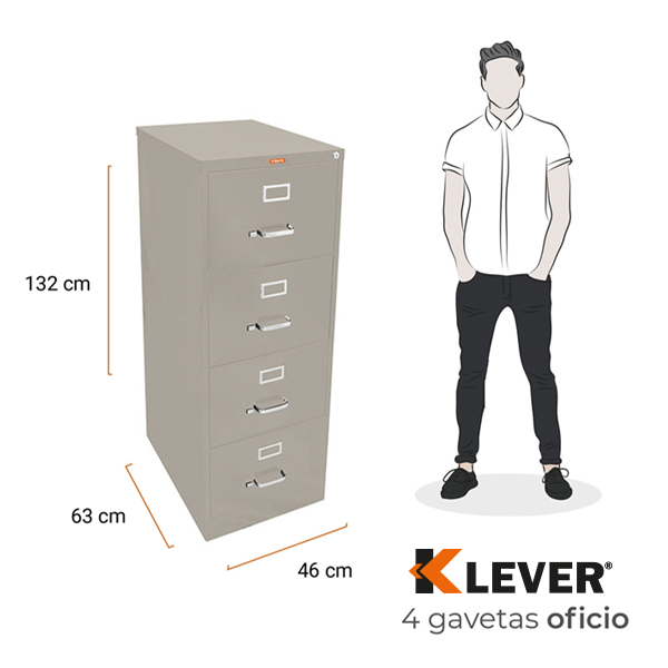 CLÁSICO OFICIO 4 GAVETAS - Image 2